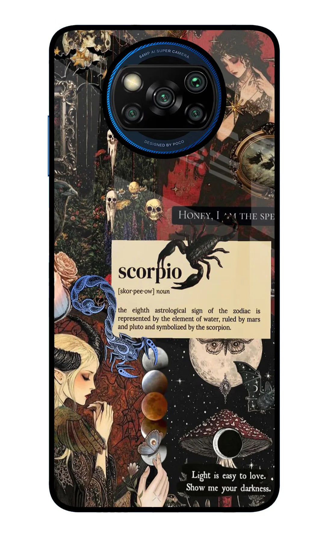 Scorpio Zodiac Poco X3/X3 Pro Back cover
