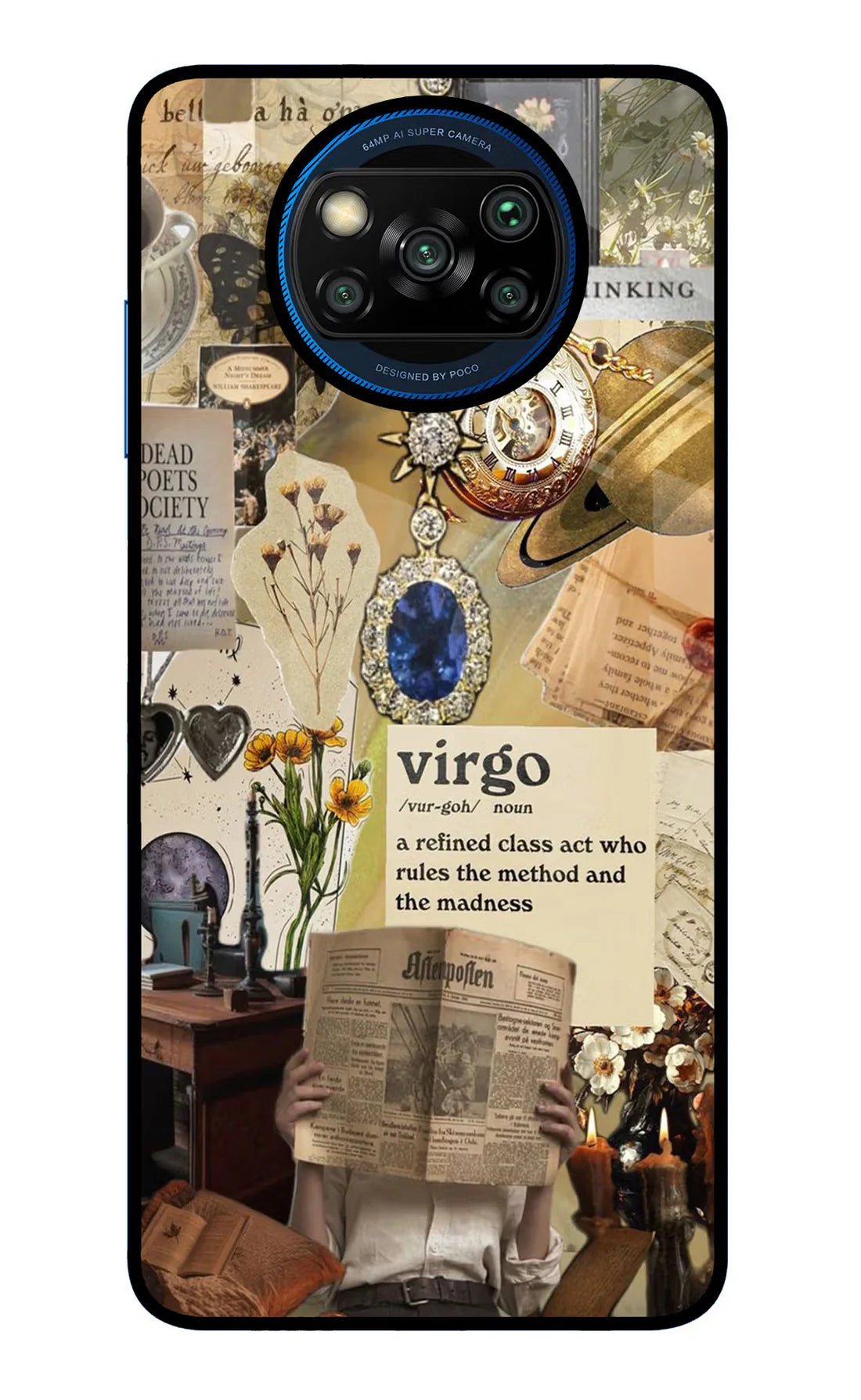 Virgo Zodiac Poco X3/X3 Pro Back cover