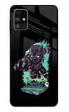 Black Panther Samsung M51 Glass Case