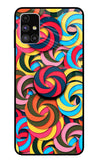 Spiral Pattern Samsung M51 Glass Case