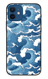 Blue Waves iPhone 12 Glass Case