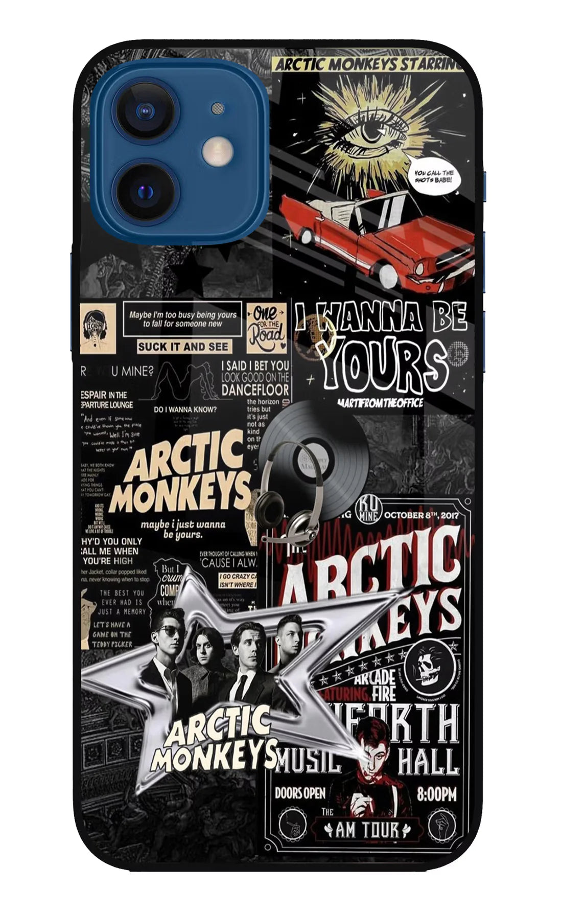 Arctic Monkeys iPhone 12 Back cove