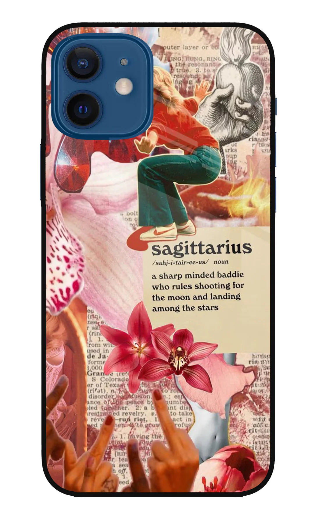 Sagittarius Zodiac iPhone 12 Back cove