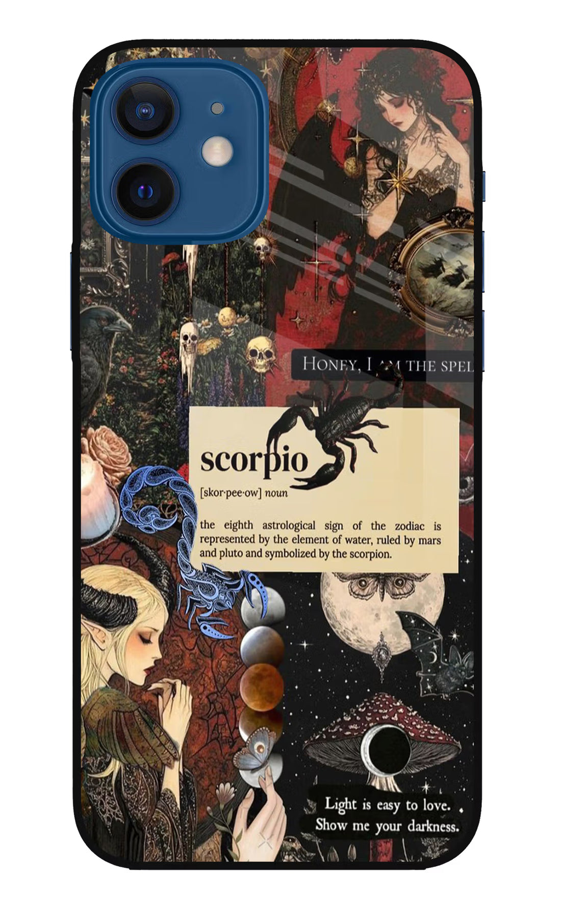 Scorpio Zodiac iPhone 12 Back cove