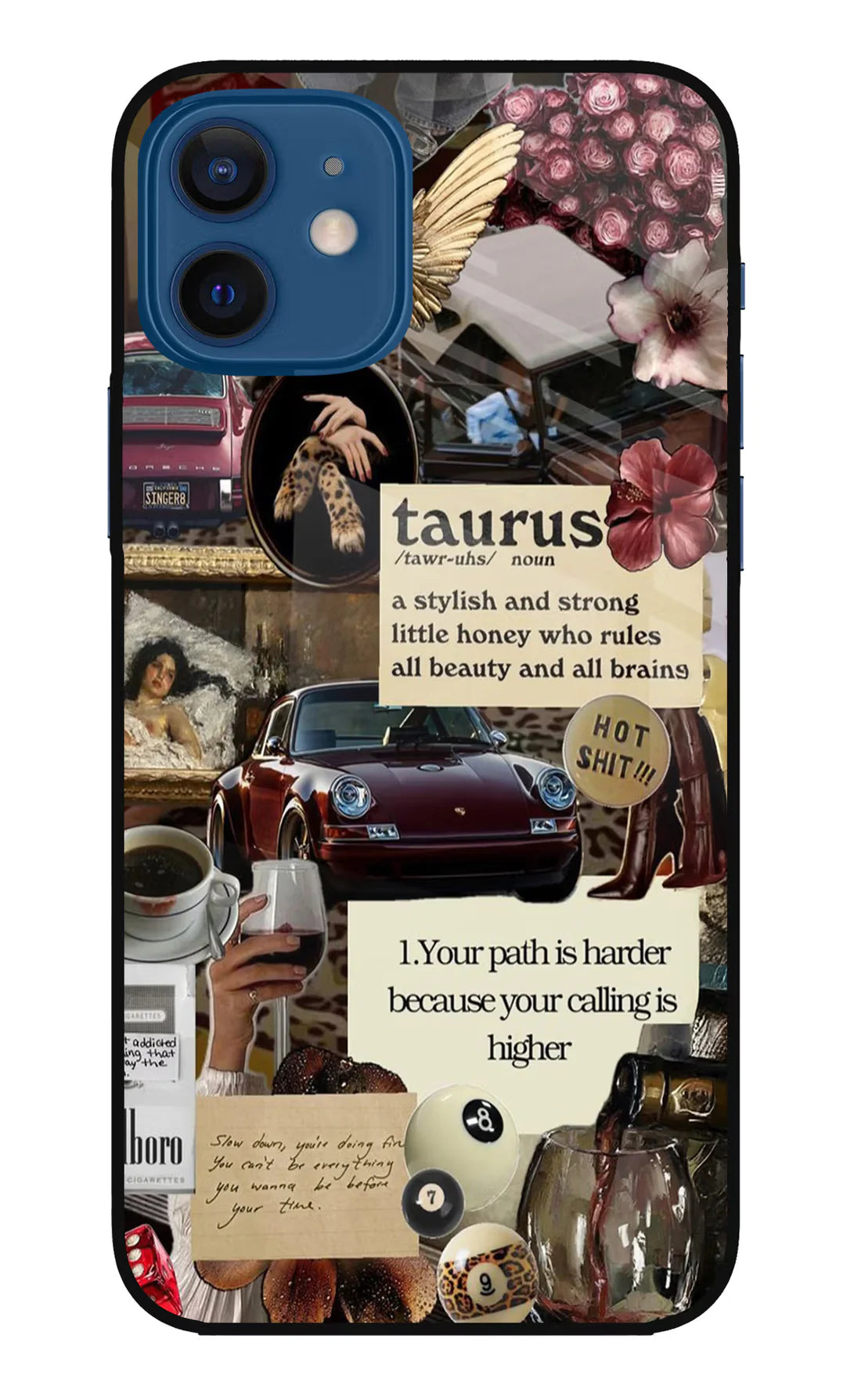 Taurus Zodiac iPhone 12 Back cove