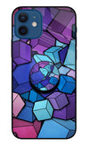 Cubic Abstract iPhone 12 Glass Case