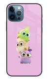 Cute Little Birds iPhone 12 Pro Glass Case