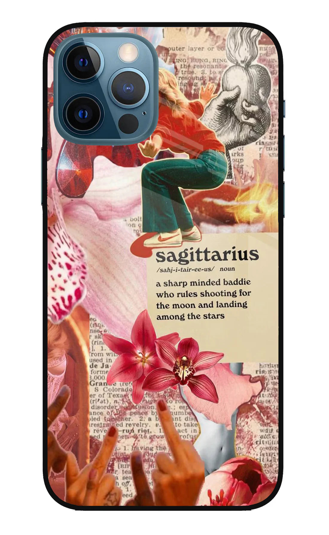 Sagittarius Zodiac iPhone 12 Pro Back cover