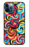 Spiral Pattern iPhone 12 Pro Glass Case