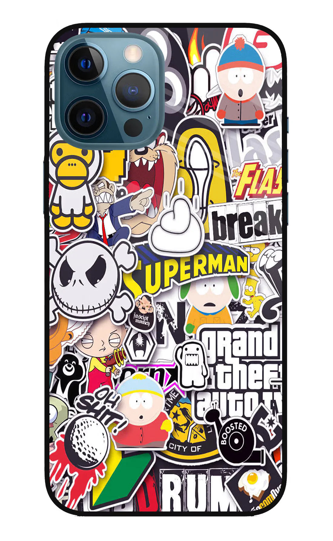 Sticker Bomb iPhone 12 Pro Max  Back cover