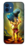 Lord Hanuman iPhone 12 Mini Glass Case