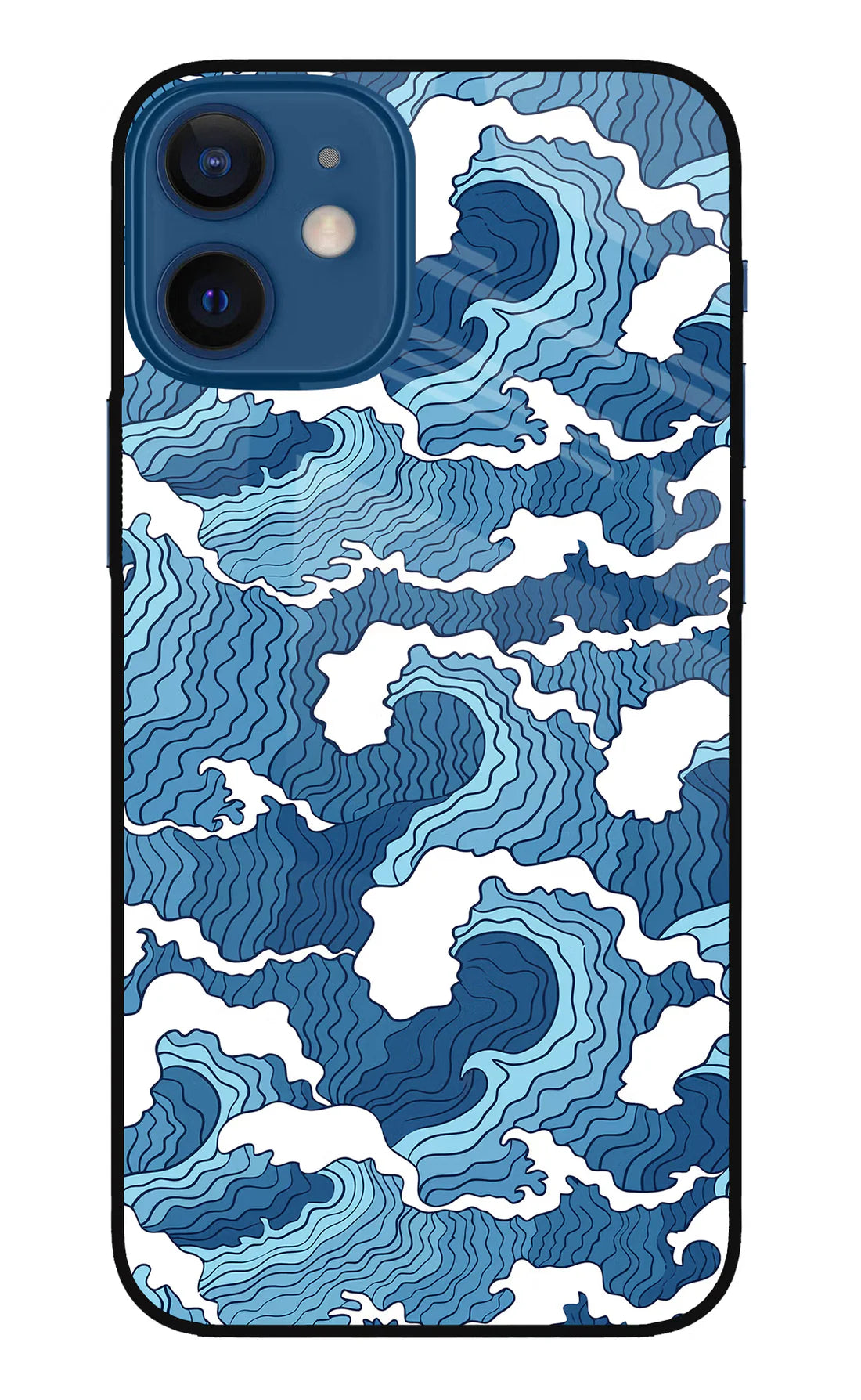 Blue Waves iPhone 12 Mini Back cover