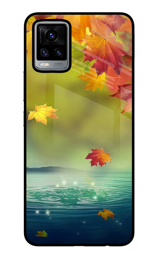 Flowers Vivo V20 Back cover