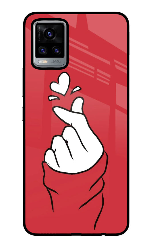 Korean Love Sign Vivo V20 Back cover