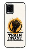 Train Insane Vivo V20 Glass Case