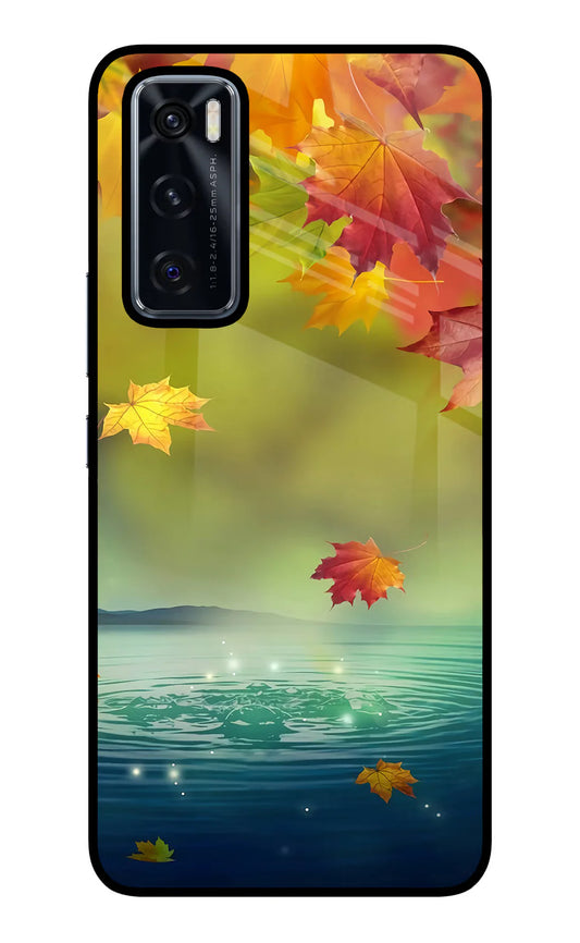 Flowers Vivo V20 SE Back cover