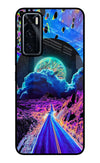 Psychedelic Painting Vivo V20 SE Glass Case