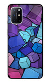 Cubic Abstract Oneplus 8T Glass Case