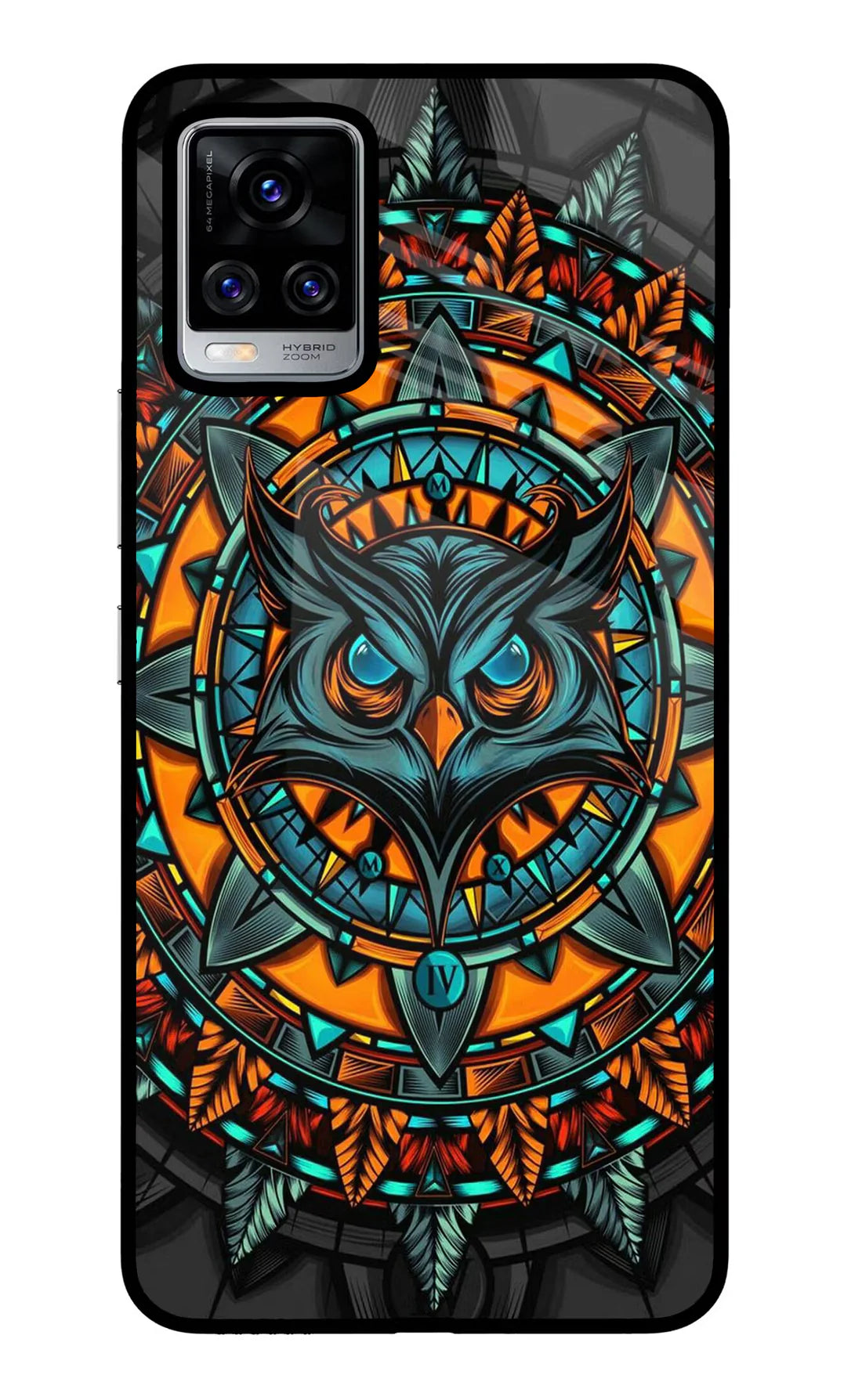 Angry Owl Art Vivo V20 Pro Back cover