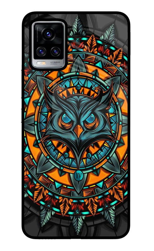 Angry Owl Art Vivo V20 Pro Back cover