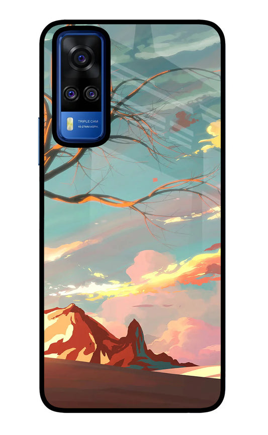 Scenery Vivo Y51A/Y51 2020 Back cover