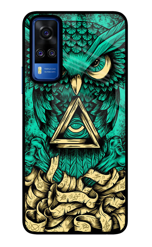 Green Owl Vivo Y51A/Y51 2020 Back cover