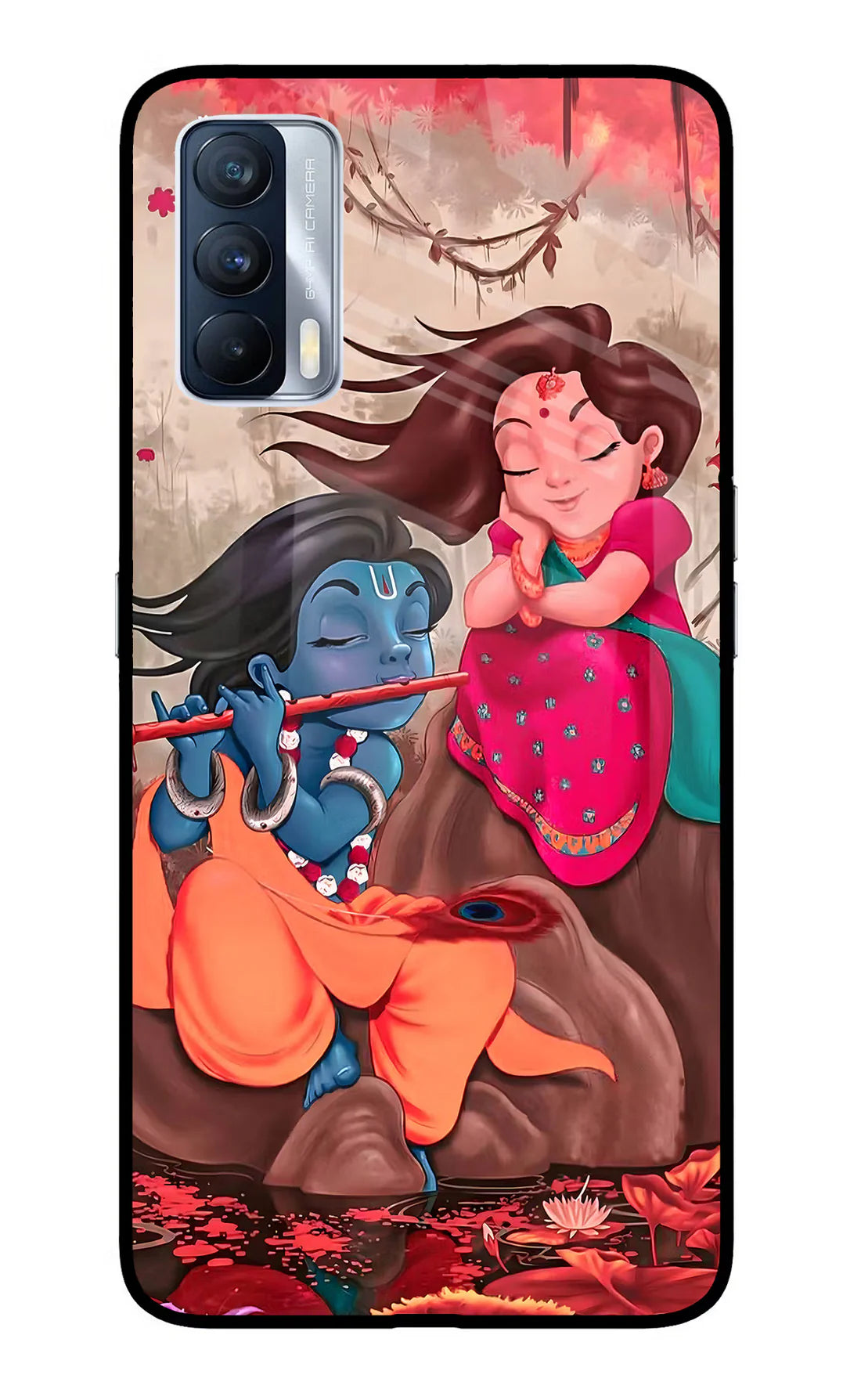 Radhe Krishna Realme X7 Back cover