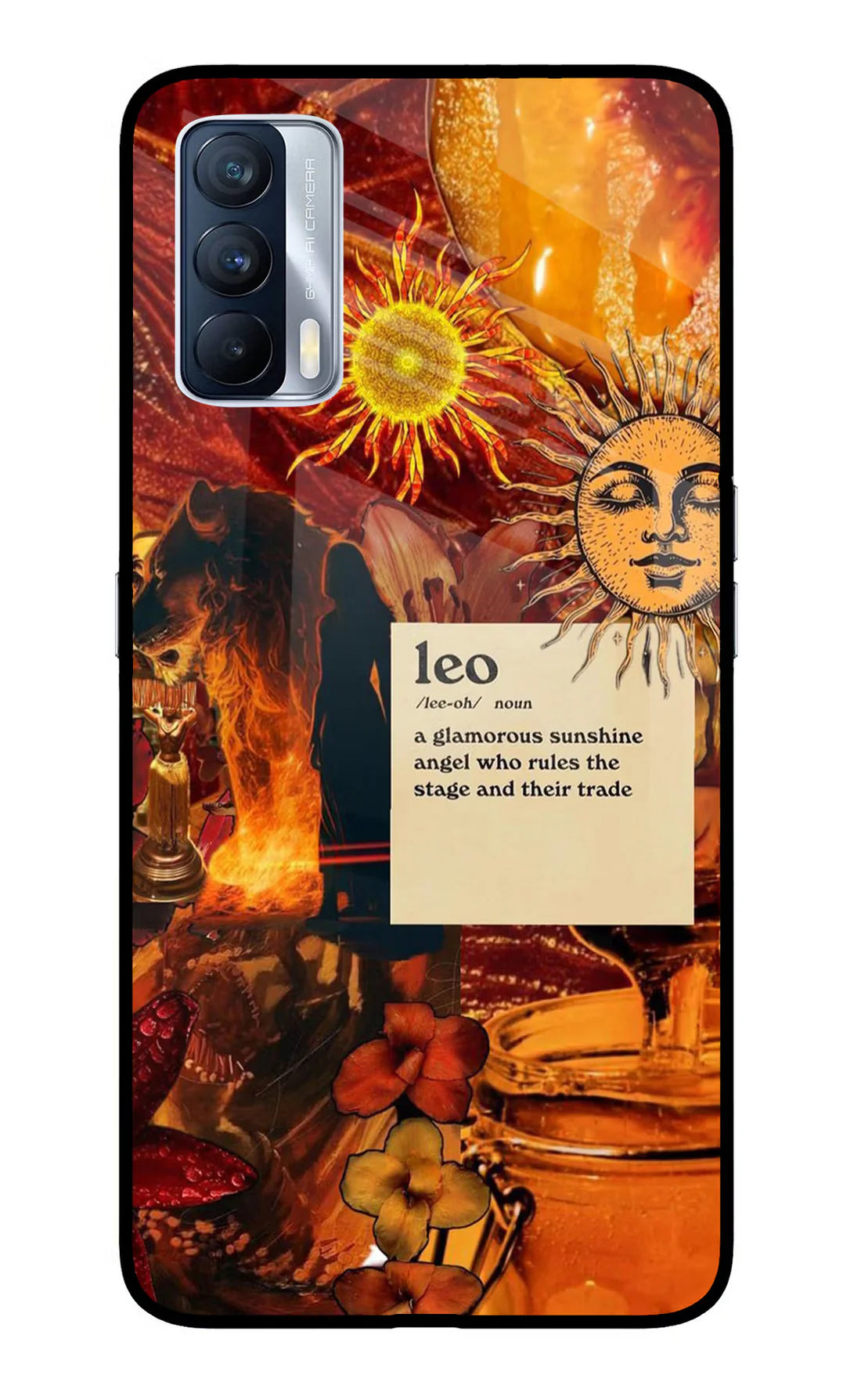 Leo Zodiac Realme X7 Back cover
