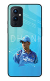 Dhoni Artwork Oneplus 9 Glass Case