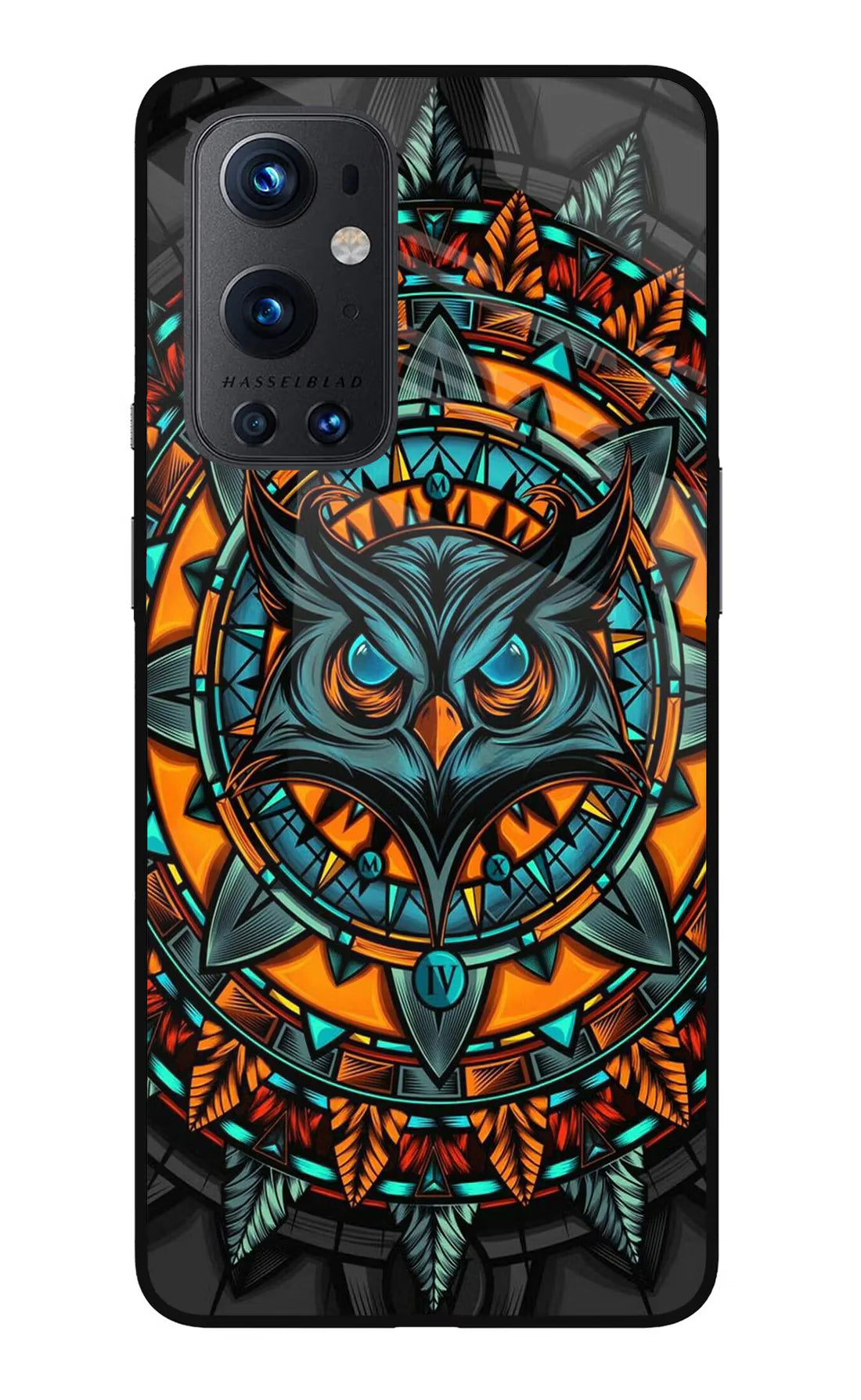 Angry Owl Art Oneplus 9 Pro Back cover