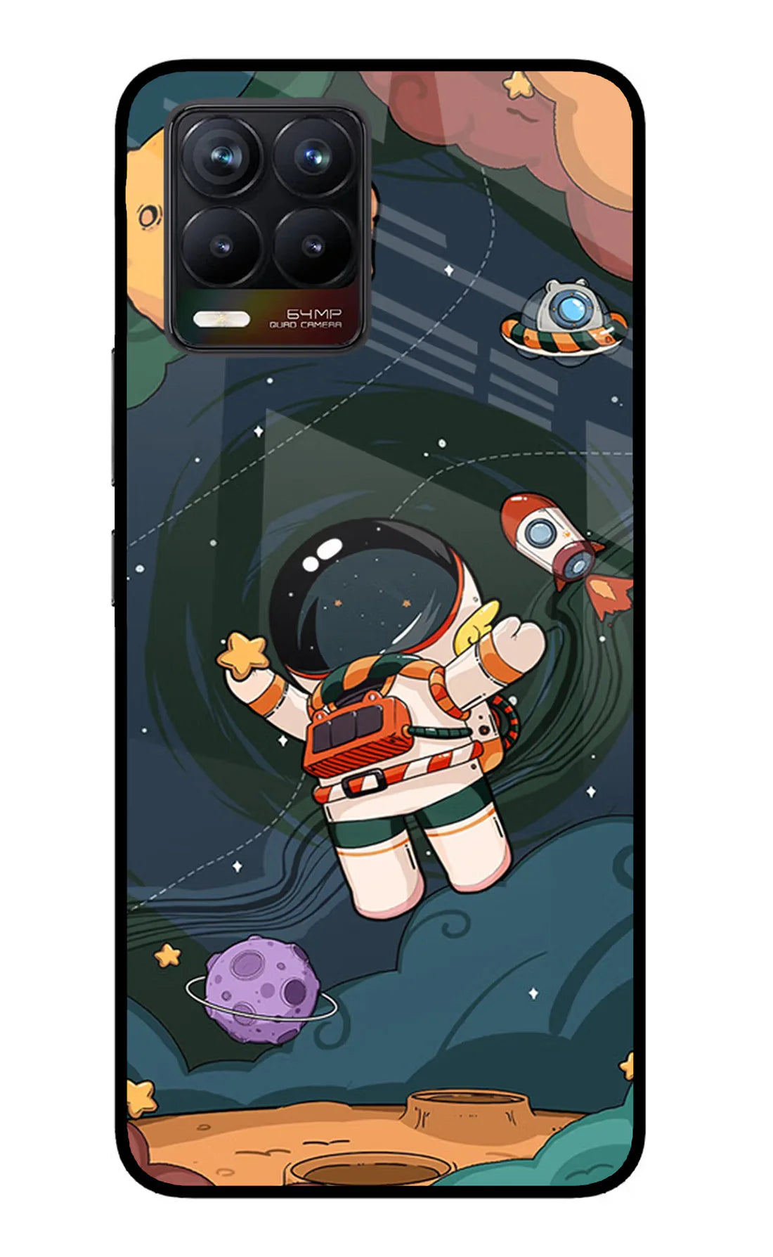 Cartoon Astronaut Realme 8/8 Pro Back cover