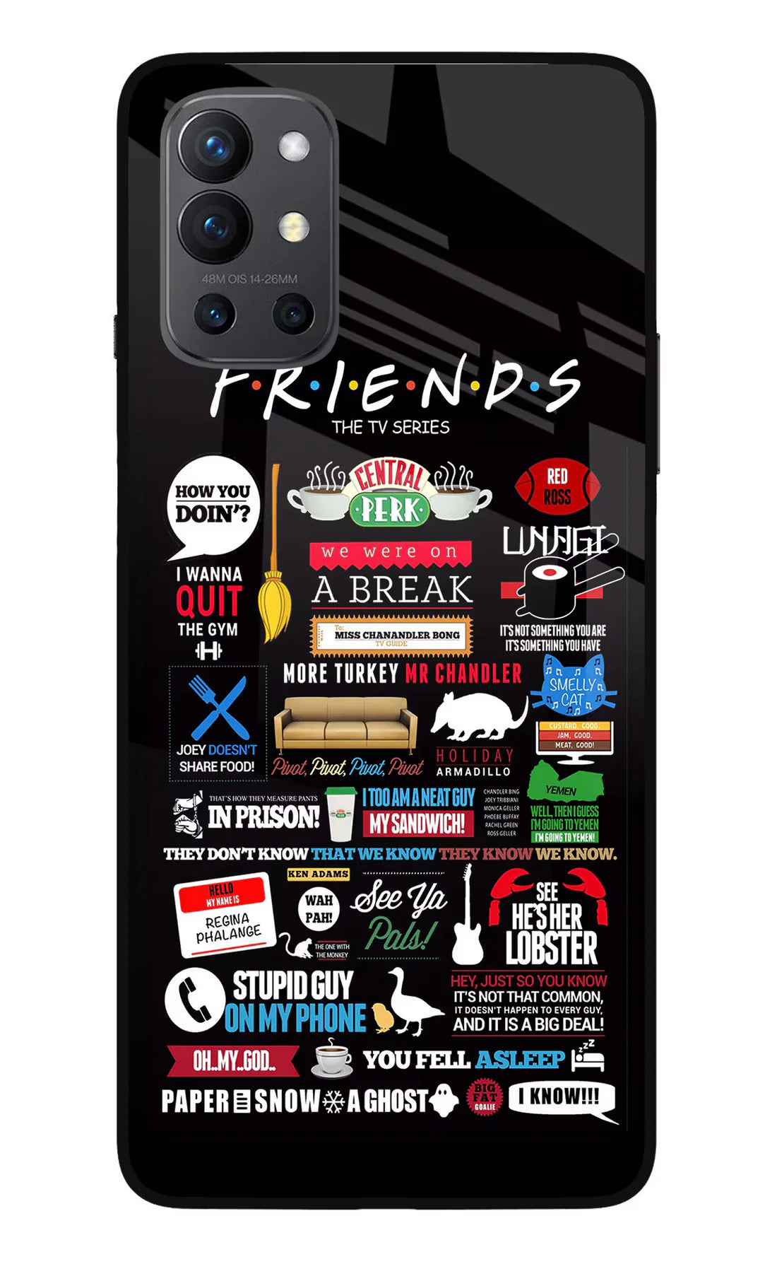 FRIENDS Oneplus 9R Back cover
