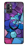 Cubic Abstract Oneplus 9R Glass Case