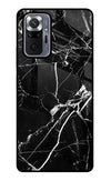 Black Marble Pattern Redmi Note 10 Pro Glass Case