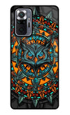 Angry Owl Art Redmi Note 10 Pro Glass Case