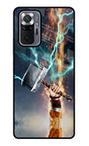 Thor Hammer Mjolnir Redmi Note 10 Pro Glass Case