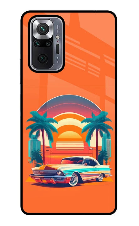 Palm Drive 80s Redmi Note 10 Pro Back Cover