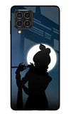 Shri Krishna Silhouette Samsung F62 Glass Case