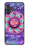 Om Purple Samsung A32 4G Glass Case