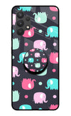 Baby Elephants Samsung A32 4G Glass Case