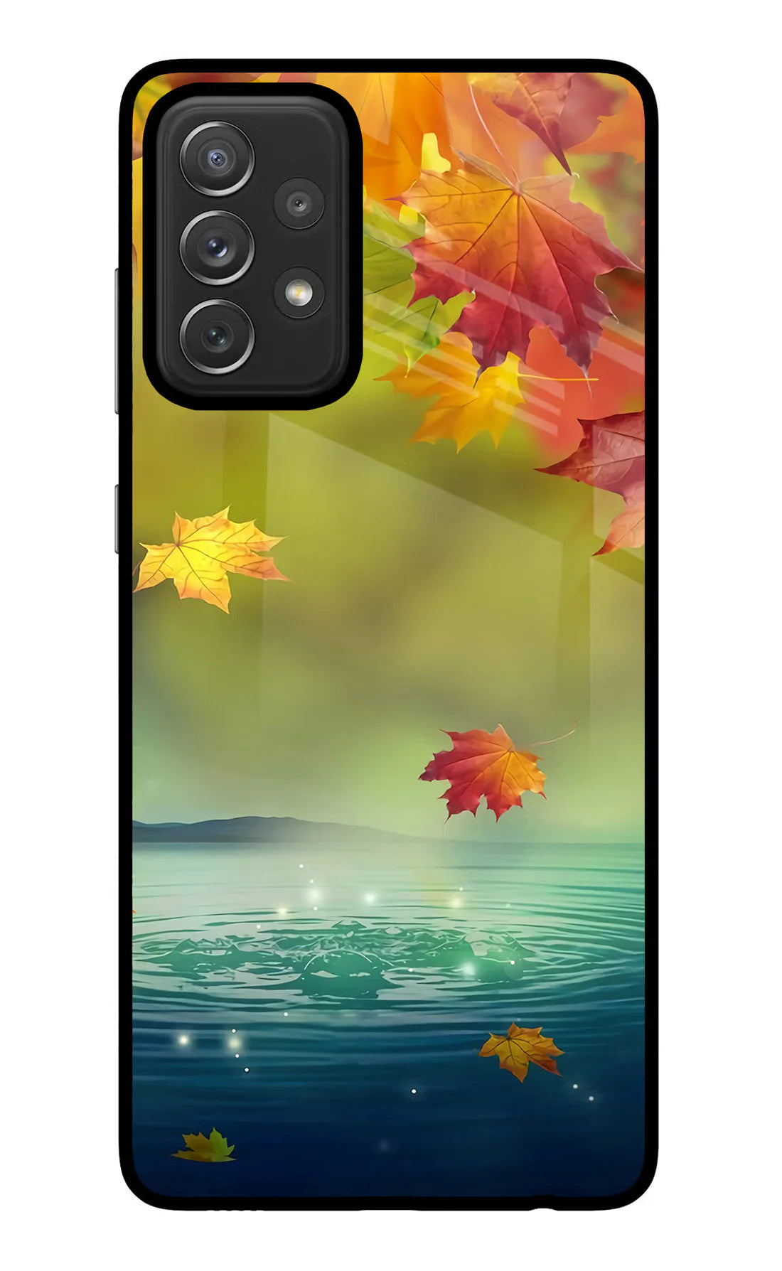 Flowers Samsung A72 Back cover