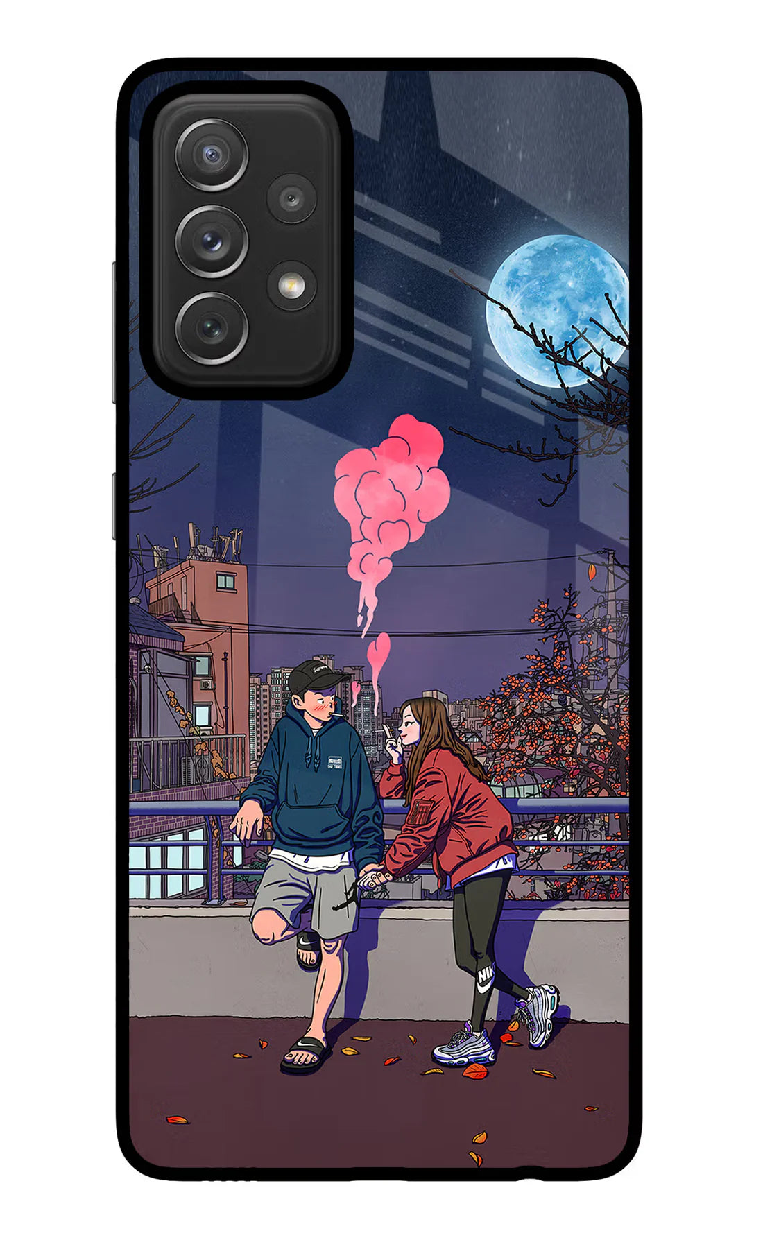 Chilling Couple Samsung A72 Back cover