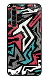 Geometric Graffiti Realme X50 Pro Glass Case