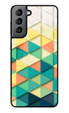 Abstract Samsung S21 Glass Case