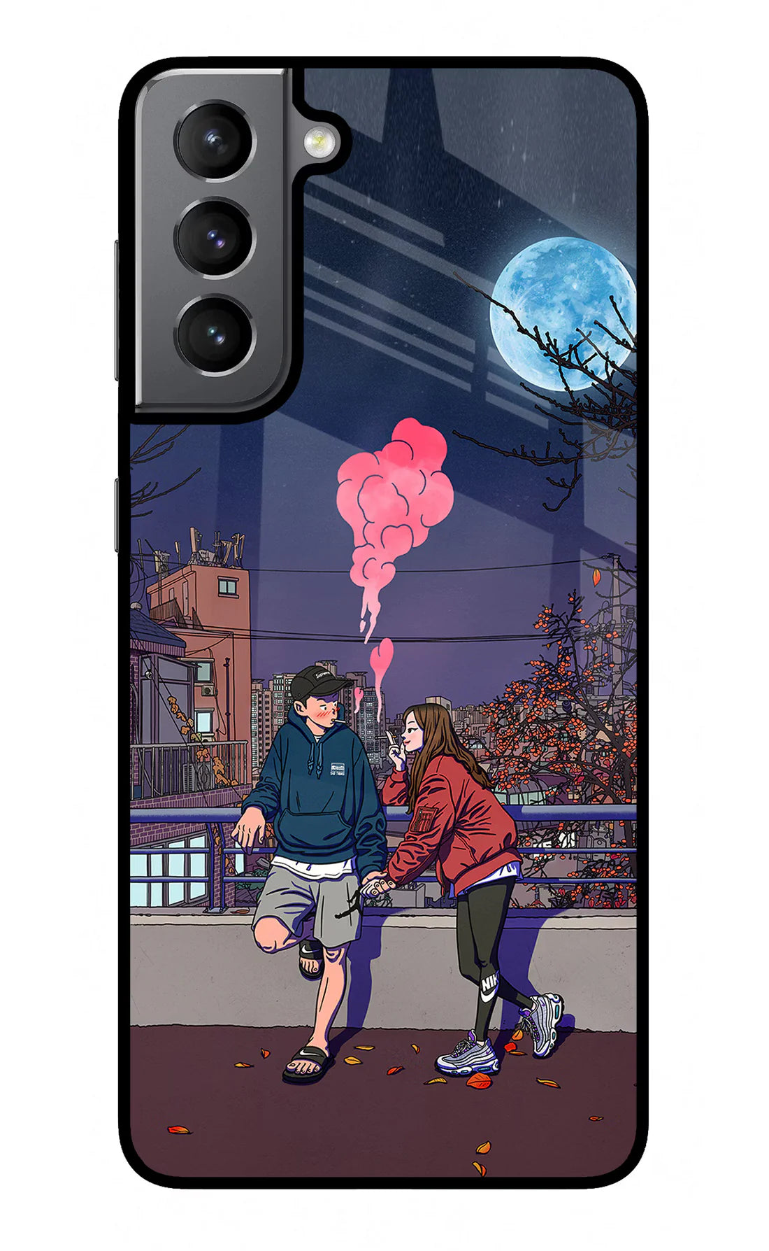 Chilling Couple Samsung S21 Back cover