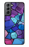 Cubic Abstract Samsung S21 Plus Glass Case