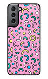 Memphis Design Samsung S21 Plus Glass Case