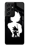 Goku Shadow Samsung S21 Ultra Glass Case