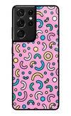 Memphis Design Samsung S21 Ultra Glass Case