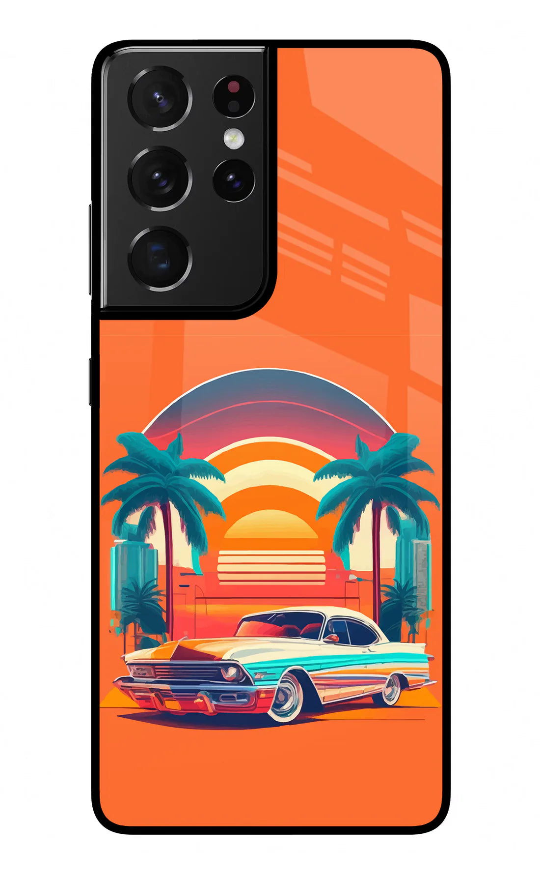 Palm Drive 80s Samsung S21 Ultra Back cover